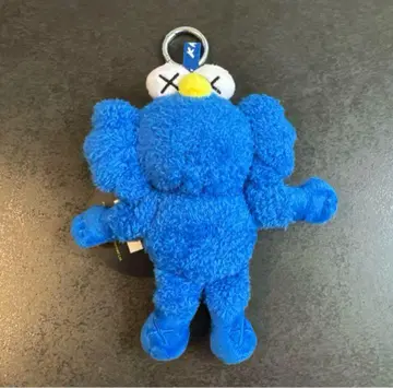 새상품 카우스 BFF 봉제 인형 키링 블루