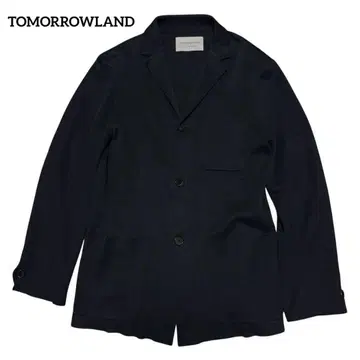 TOMORROWLAND 3패치 포켓 린넨 자켓 네이비 사이즈 S