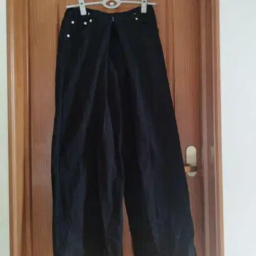 안티카 와이드 팬츠 블랙