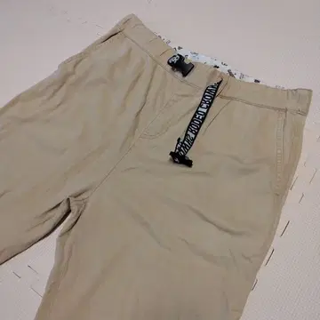 RODEO CROWNS 조거 팬츠 허리 테이프 베이지 L