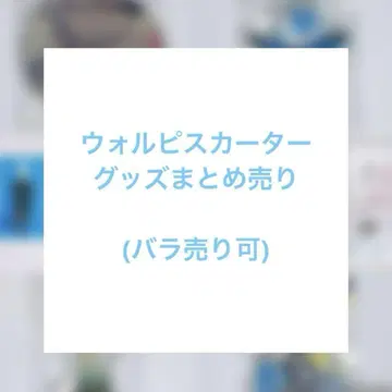낱개 판매 가능 [월피스 카터/아케이에/특전 굿즈] 14점