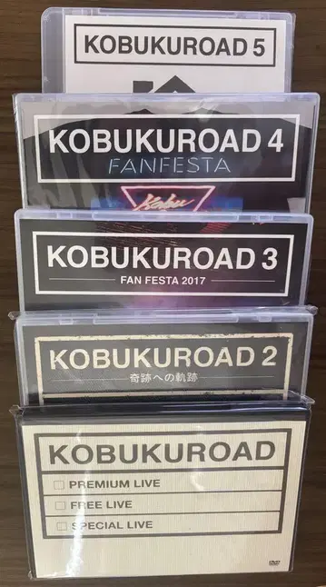 KOBUKUROAD 1~5 (1~4 DVD, 5만 BluRay) 코부쿠로