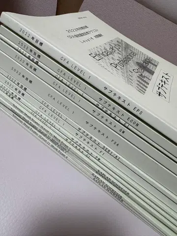 CFA Level 1 2022년판 서브 텍스트