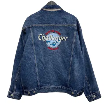 CHALLENGER ICE WASHED PATCH DENIM JACKET
