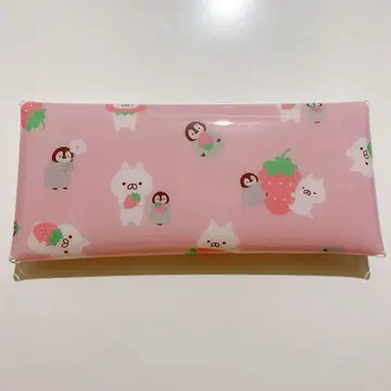 새상품 공식 네코펭 네코펭 비요리 펜 케이스 파우치 딸기