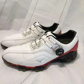 Mizuno 골프화 BOA 시스템 화이트/레드 25.5cm