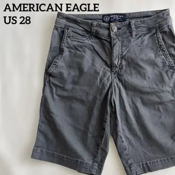 AMERICAN EAGLE 하프 팬츠 반바지 다크 그레이 US28