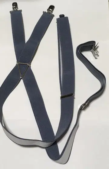 서스펜더 남성용 30mm 폭 X자형 색스 블루