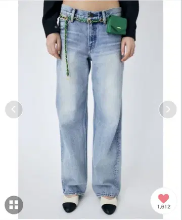MOUSSY 90년대 스타일 로우라이즈 루즈 스트레이트