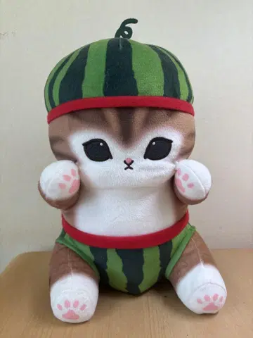 mofusand 후르츠냥 BIG 봉제 인형 (수박) 택 포함