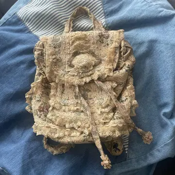 CHIMAKI 치마키 백팩 플라워 레이스