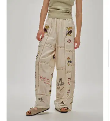 TODAYFUL Embroidery Patchwork Trousers