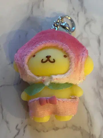 산리오 쪼꼬미 과일 폼폼푸딩 키링