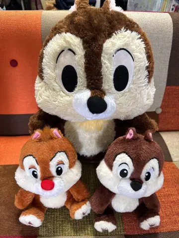 칩과 데일 봉제 인형 세트