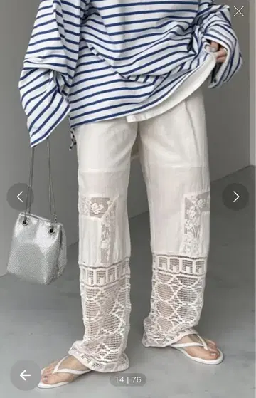 wee9s vintage like lace pants