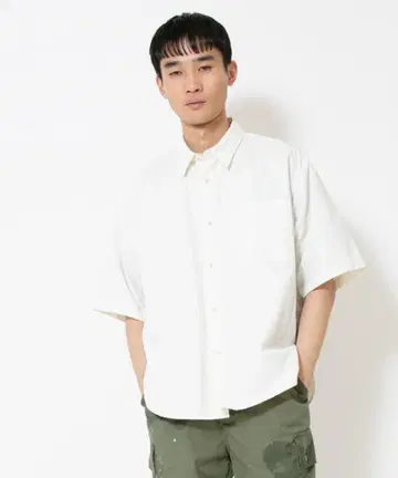 나일론 오버다이 숏 슬리브 셔츠