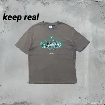keep real 그래픽 파이어 절대 방심하지 마 그레이 M 사이즈