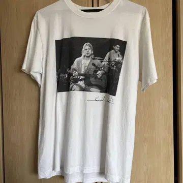 Kurt Cobain 티셔츠 화이트 10culture