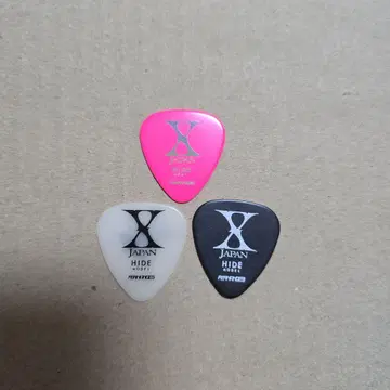 hide XJAPAN 기타 피크 3매 세트