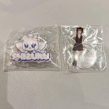 ME:I 이이다 시즈키 미니 아크릴 스탠드 뽈록 네임 플레이트 가챠가챠