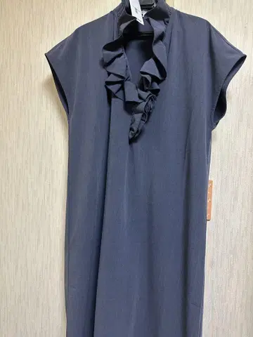 나라 까미체 프릴 원피스