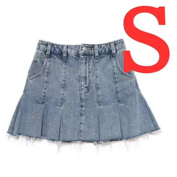ANDMARY Amy denim mini skirt S 앤드 마리
