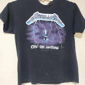 METALLICA 전기 의자 티셔츠 XL 밴T 강렬