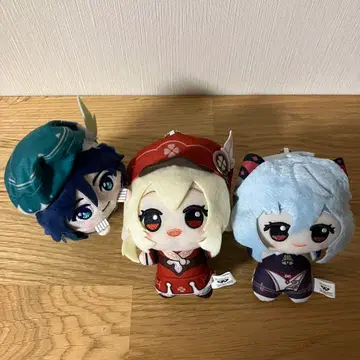 원신 SD 인형 감우 클레 모찌코로링 봉제 인형 마스코트 벤티