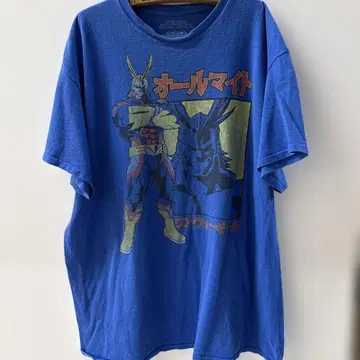 구제 의류 나의 히어로 아카데미아 히로아카 티셔츠 XL