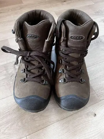KEEN 브라운 트레킹 슈즈 FELDBERG WP 25.5cm