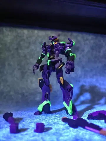 HG GQuuuuuuX 지크 액스 에반게리온 초호기 컬러