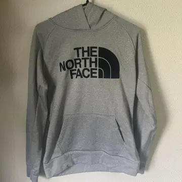 THE NORTH FACE 그레이 후드 부착 후드티 S
