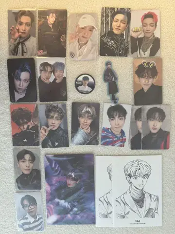 ATEEZ 아치즈 홍준 트레이딩 카드, 포스카, 플라이어