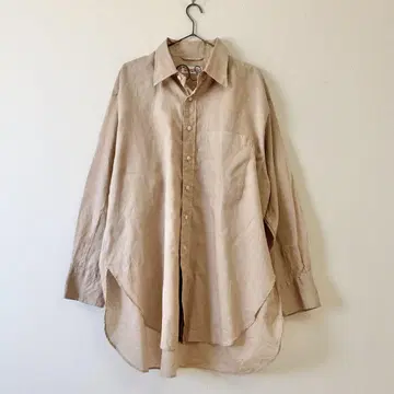 Spick&Span 24SS 코튼 린넨 루즈 셔츠