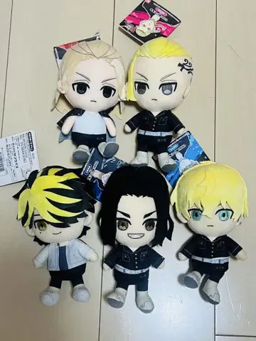 도쿄 리벤저스 Chibi 봉제 인형 5세트