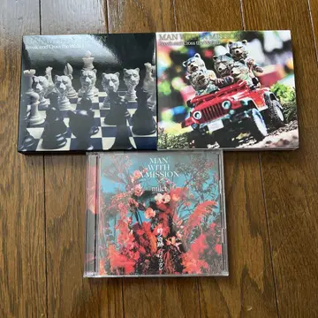 MAN WITH A MISSION CD, DVD 3장