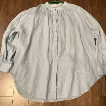 LA MARINE FRANCAISE 스카이블루 블라우스 린넨