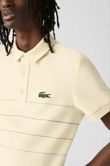 프랑스제 Lacoste 피케 셔츠 오가닉 코튼
