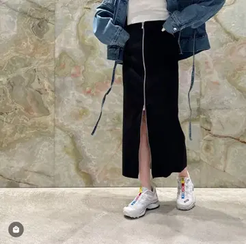 Hbeauty&youth 지퍼 스커트