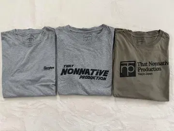 Nonnative 티셔츠 3장 세트