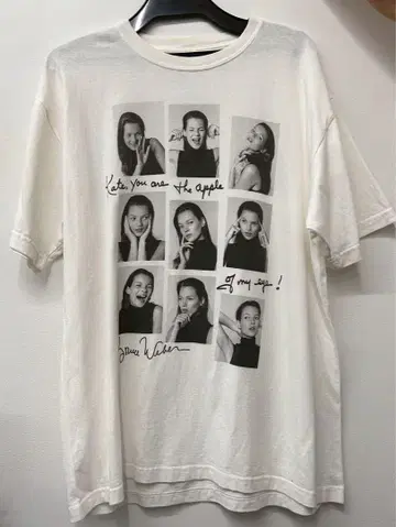 BIOTOP BRUCE WEBER Kate Moss 티셔츠 화이트