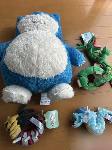 포켓몬 카비곤, 레쿠자, , 갸라도스 봉제 인형
