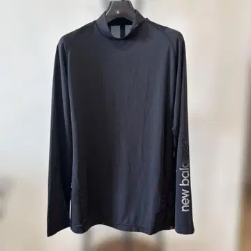 뉴발란스 new balance 블랙 긴팔 셔츠 하이넥 메쉬 5