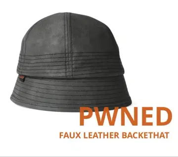 PWNED FAUX LEATHER BACKETHAT