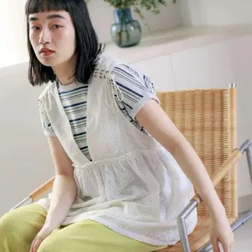 niko and... 2WAY 걸리시 베스트 Free size
