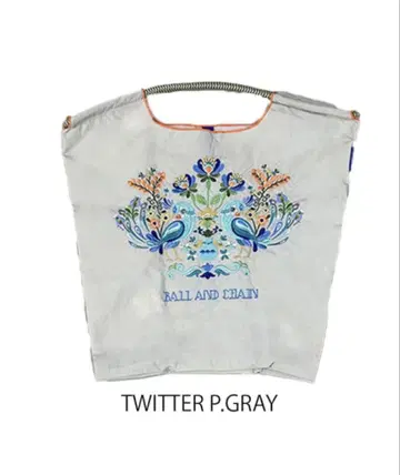Ball & Chain TWITTER P.GRAY M 사이즈 에코백