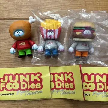 JUNK FOODies 피규어 세트 3개