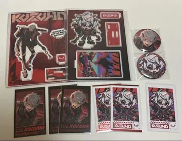 니지산지 쿠즈하 배틀 모드 아크릴 스탠드 캔뱃지 체키