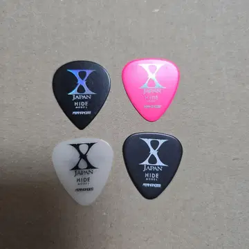 hide XJAPAN 기타 피크 4개 세트