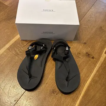SUICOKE 스이코크 샌들 37 24cm 블랙